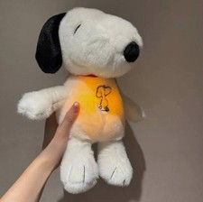 2026 Breathing Snoopy Glow Plush Toy with Relaxing Music Perfect Bedtime Frien