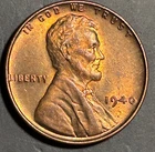 1940-P Lincoln Wheat Cent Penny GEM RD BU! Luster and More Luster! #6