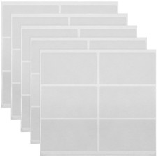 Clear Self Stick ID Transparent Card Overlay PVC Labels Card...