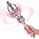 Fairy Wand: Led Light Up Fairy Wand For Kids - Princess Stick With Sound And