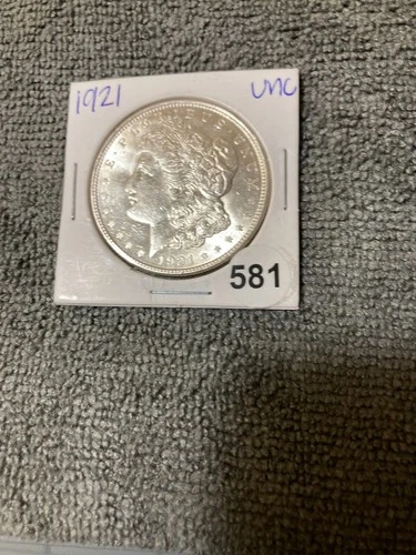 Morgan Silver Dollar 1921 p Uncirculated 90% Silver