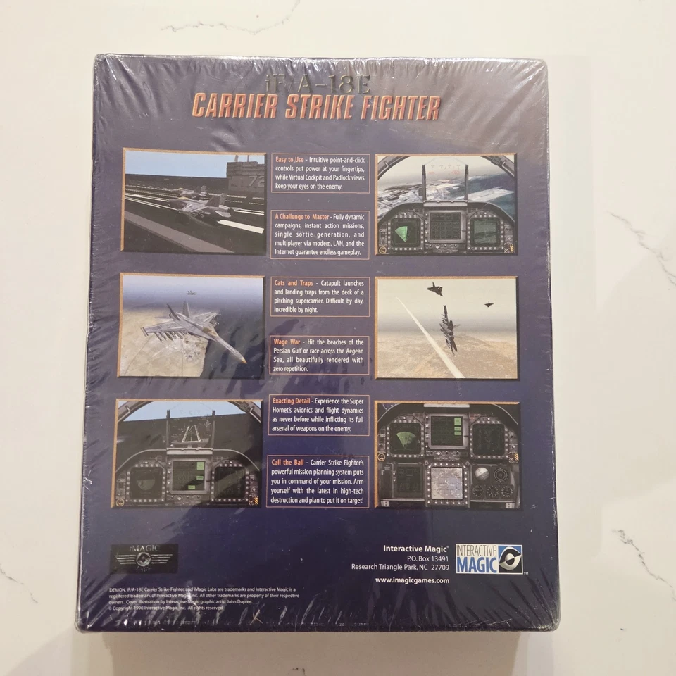 iF/A-18E Carrier Strike Fighter 1998 Big Box New & Sealed - Image 2 of 4