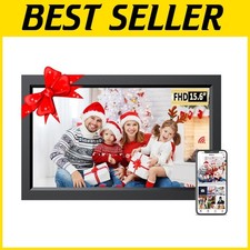 Large 15.6 Inch Touch Screen WiFi Photo Frame - Share Memories Instantly