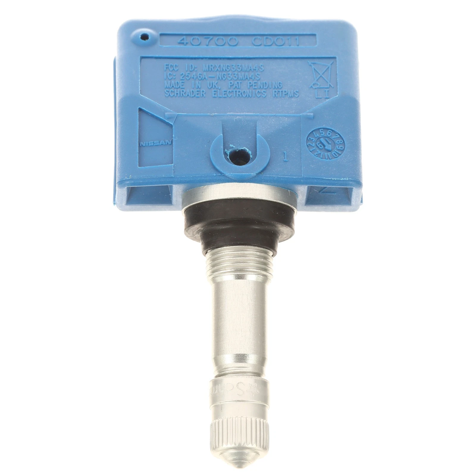 Sensor de monitoreo de presión de neumáticos para Nissan Murano 2003-2006 y 350Z (N/P 40700-CD001)