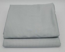 Royal Velvet 100 Silk Lined Striped Light Green Curtains 2 Panels 50" x 84"