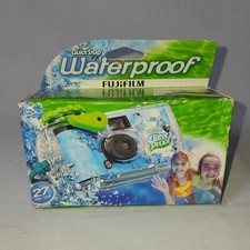 Fujifilm QuickSnap Waterproof 800 35mm 27 shots Disposable Camera NOS 08/11