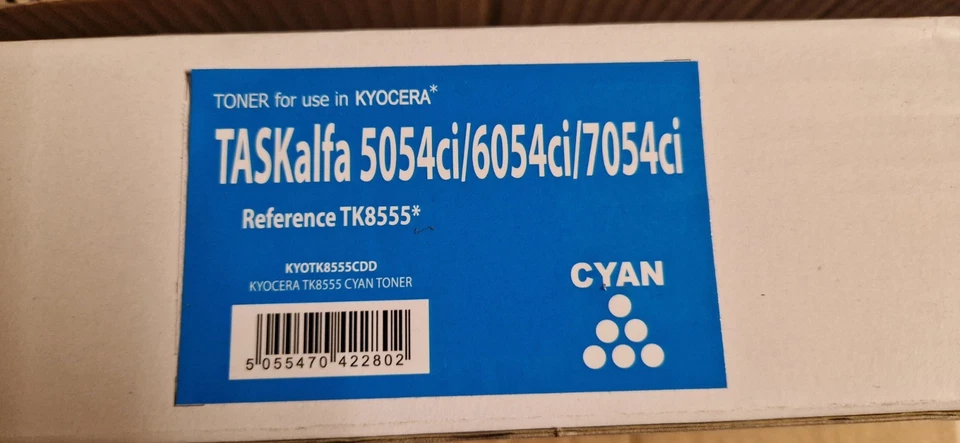 3 Pack KYOCERA Compatable toner Cartridges TK8555 YELLOW CYAN MAGENTA PRINT INK - Image 3 of 4