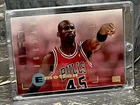 Michael Jordan Card - SKYBOX INSERT - SP AUTHENTIC RARE WEARING BULLS JERSEY #45