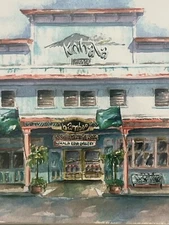 Hawaii Hawaiian Artist - Lisa Bunge - Framed Art Print -“Bamboo” Big Island