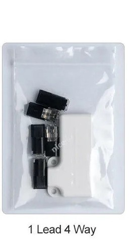 1 Blei 4-Wege Stecker Stromverteilung Abzweigdose 5 steckbar 2 Pin I Form - Bild 9 von 9