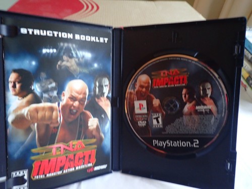 TNA Impact (Sony PlayStation 2, 2008) PS2 disco CIB completo testato - Foto 2 di 4