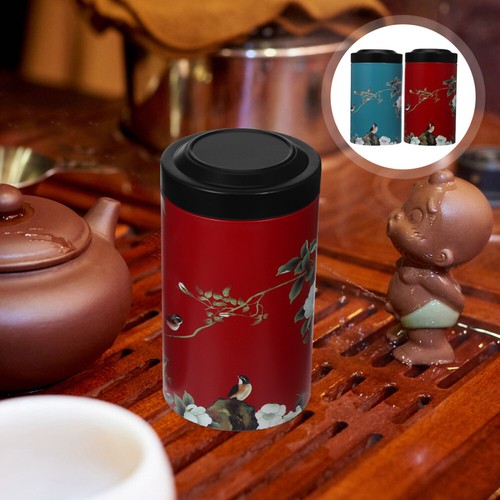 5 PCS Tee Blechdose Retro-Tee-Kaffee-Zuckerdosen Vorratsdose Aus Weißblech - Bild 10 von 12