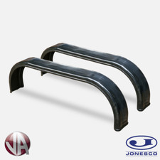 Tandem Trailer Mudwings Mudguards Body Cattle Wheel Plastic Lorry 13" - 14"