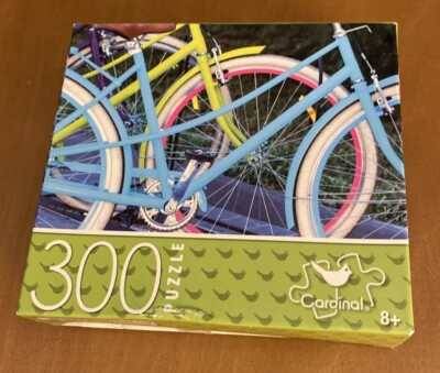 Cardinal 300 Piece Puzzle Called Bicycles 14''x11''
