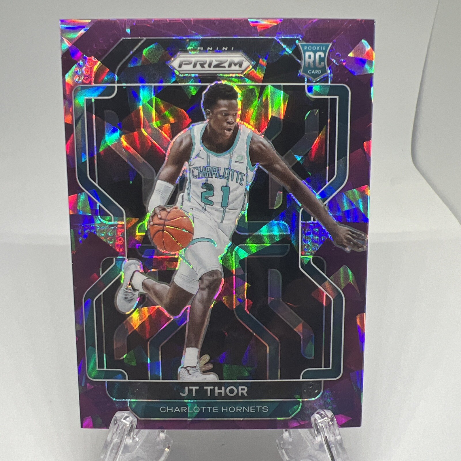 2021-22 Panini Prizm Purple Ice Prizm /149 JT Thor #272 Rookie RC