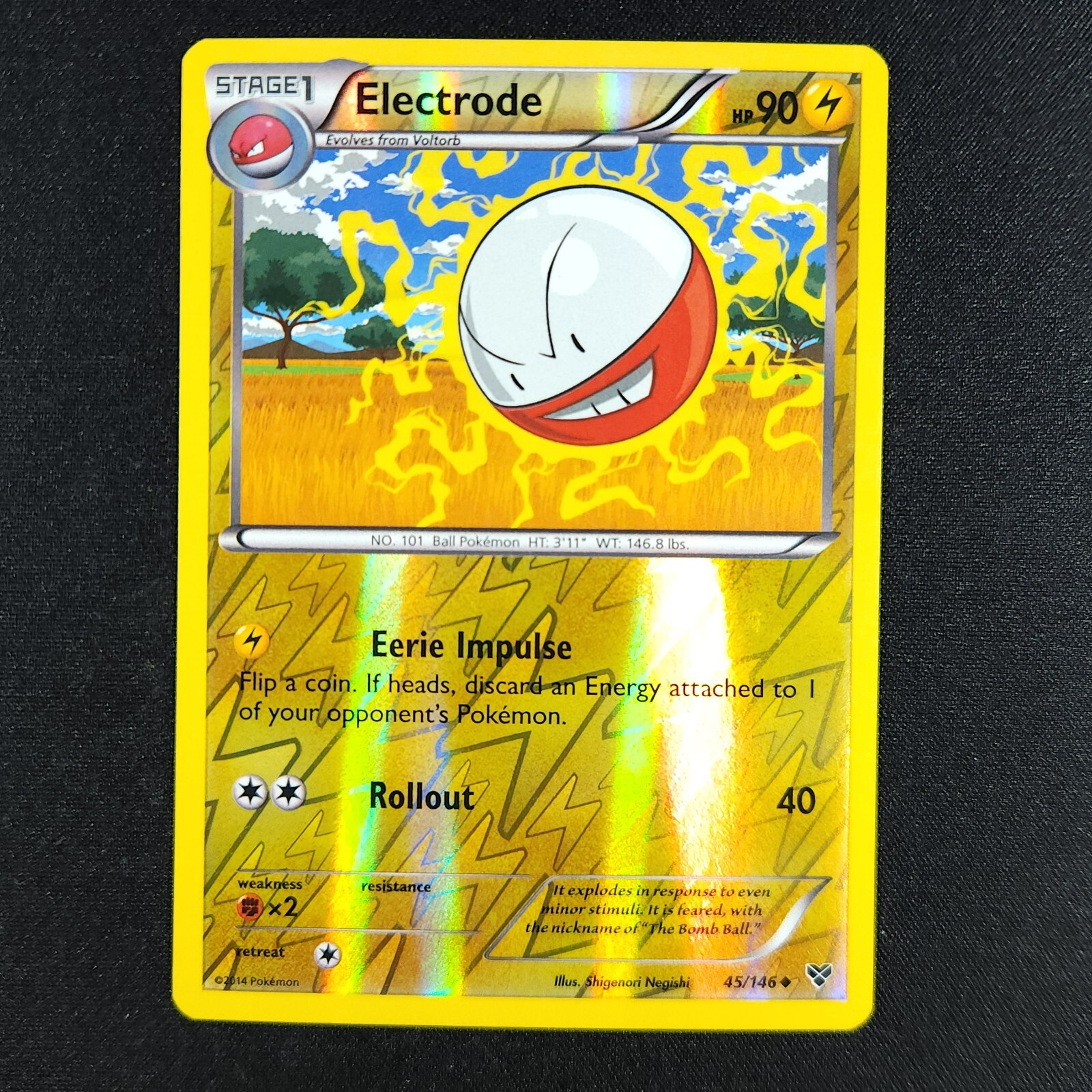 Electrode 45/146 Holo - XY Base Set - Pokemon Card