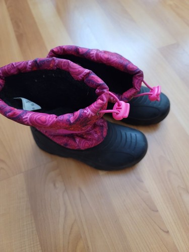I Love You Kids Linda Winter Snow Boots Pink Toddler Girl Sz 11 Waterproof Warm - Picture 4 of 12