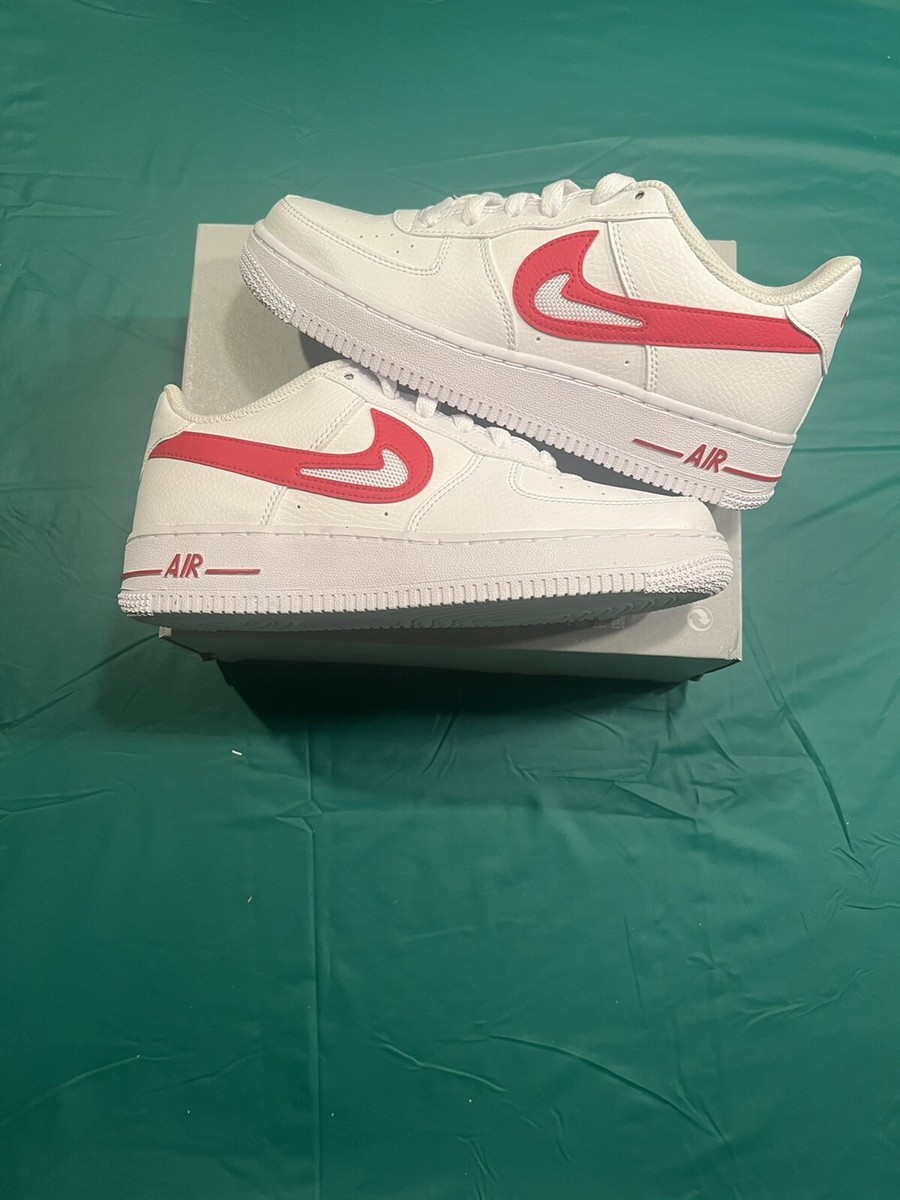 Nike Footwear Nike Air Force Junior Red Fire Red Just Do It Air
