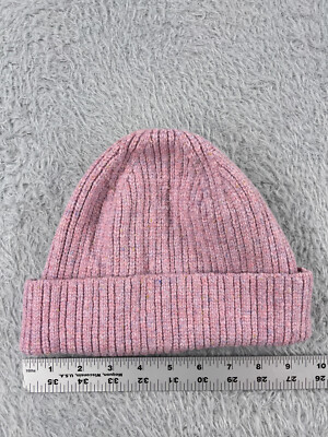 Universal Thread Beanie Toque Womens One Size Pink Cotton Blend Snow Ski  Winter