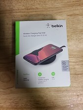 Belkin Boost Charge 10W Wireless Charging Pad - Black - For Apple  Samsung  21