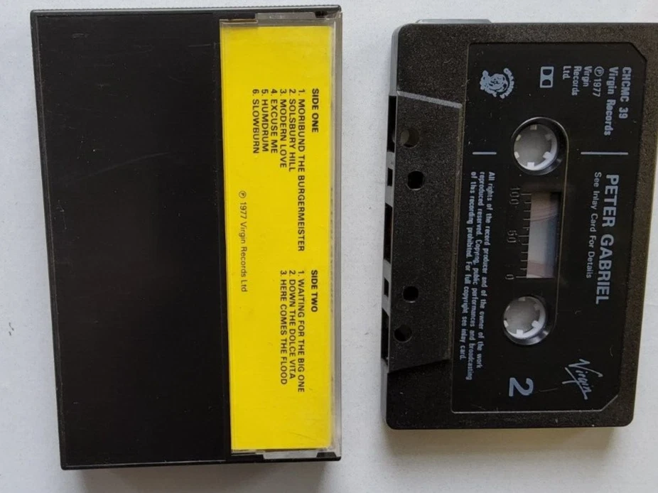 Peter Gabriel – Peter Gabriel 1977Cassette Tape, Foto 2 de 2