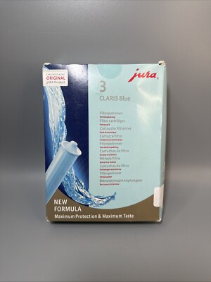 Original Jura Claris Blue Water Filter Cartridges 3 Pack 71312