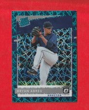 2020 DONRUSS OPTIC TEAL VELOCITY RATED ROOKIE BRYAN ABREU #d 32/35 ASTROS