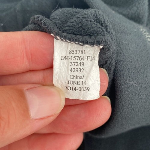 REI kids XS 6-7 Black Fleece Pants Jogger Style Gray Stitching - Picture 5 of 5