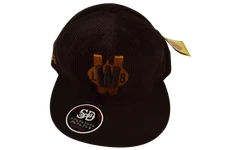 Stall & Dean Mens Washington Lichtman Bears Basketball Corduroy Hat Cap NWT