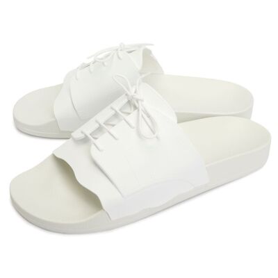 Maison Margiela White Pool Slide Sandals Authentic Size US 10 /44EU New GL025051