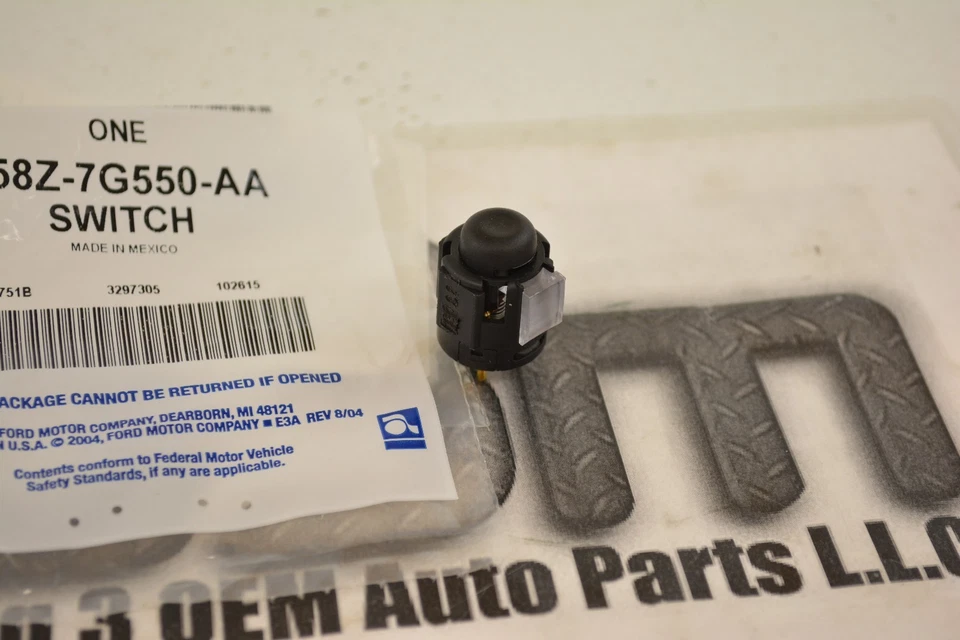 Interruptor y bisel de bloqueo de sobremarcha de cambio de transmisión Ford F150 F250 1992-2003 OEM Foto 2 de 4