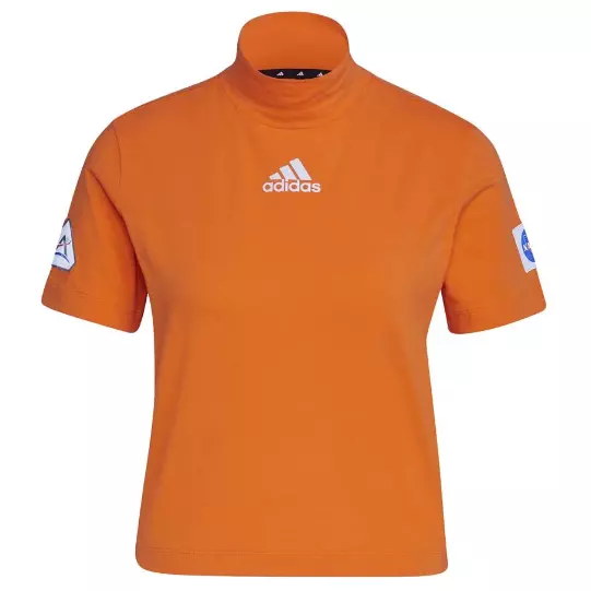 T shirt adidas rouge hot sale
