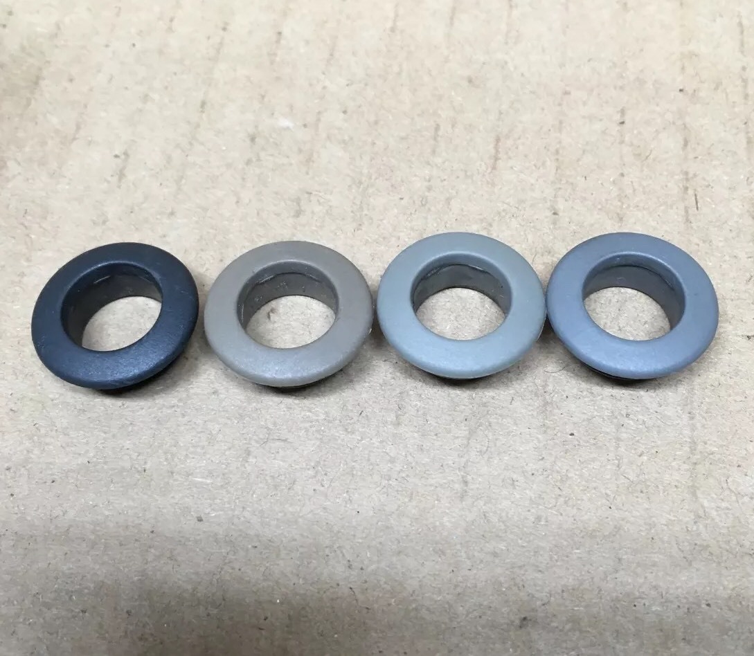 Volvo Front Left Door Lock Knob Bushing Trim Ring Gray