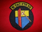 Vietnam War Patch Us 16th Tactical Fighter Squadron at Korat Air Base, Thailand