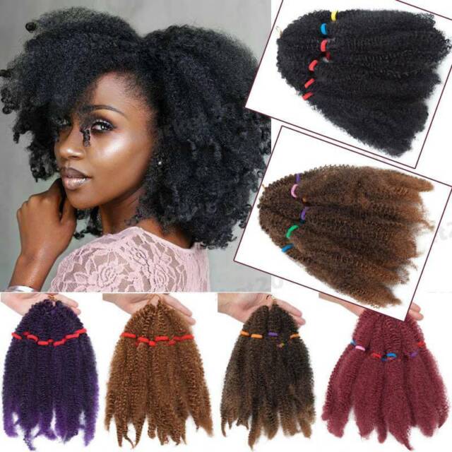 3bundles Afro Kinky Curly Braids Kinky Bulk For Braiding Hair Extension 