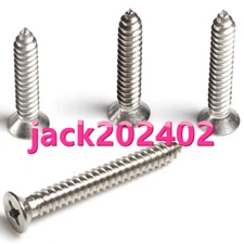 304 stainless steel cross countersunk head self-tapping screws M2M2.2M2.5M3-6.3