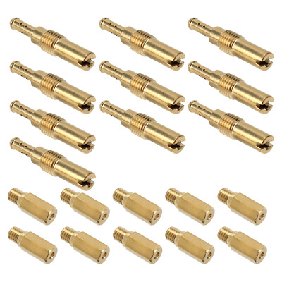 10-Piece Slow Pilot Jet & 10-Piece Main Jet Kit For Keihin PWK Carburetors - Fits Honda ATV & Dirt Bikes 2 thumbnail image