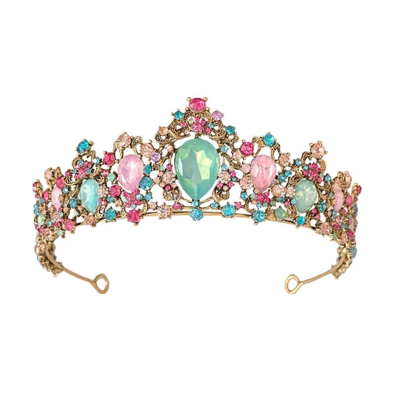 Elegant Adjustable Rhinestone Bridal Hair Hoop Hairpiece