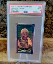 2011 UD Goodwin Champions Mini Foil / DENNIS RODMAN #54 / PSA 9 POP 1 OnlyOne