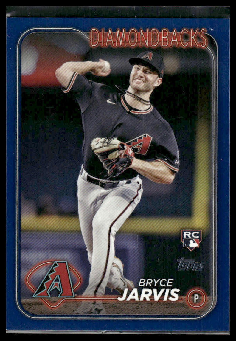 2024 Topps #363 Bryce Jarvis Royal Blue RC