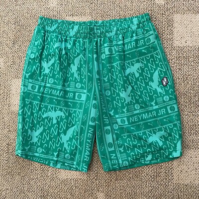 PUMA X NEYMAR JR Shorts Jaguard Leprechaun Green Soccer - Main Image