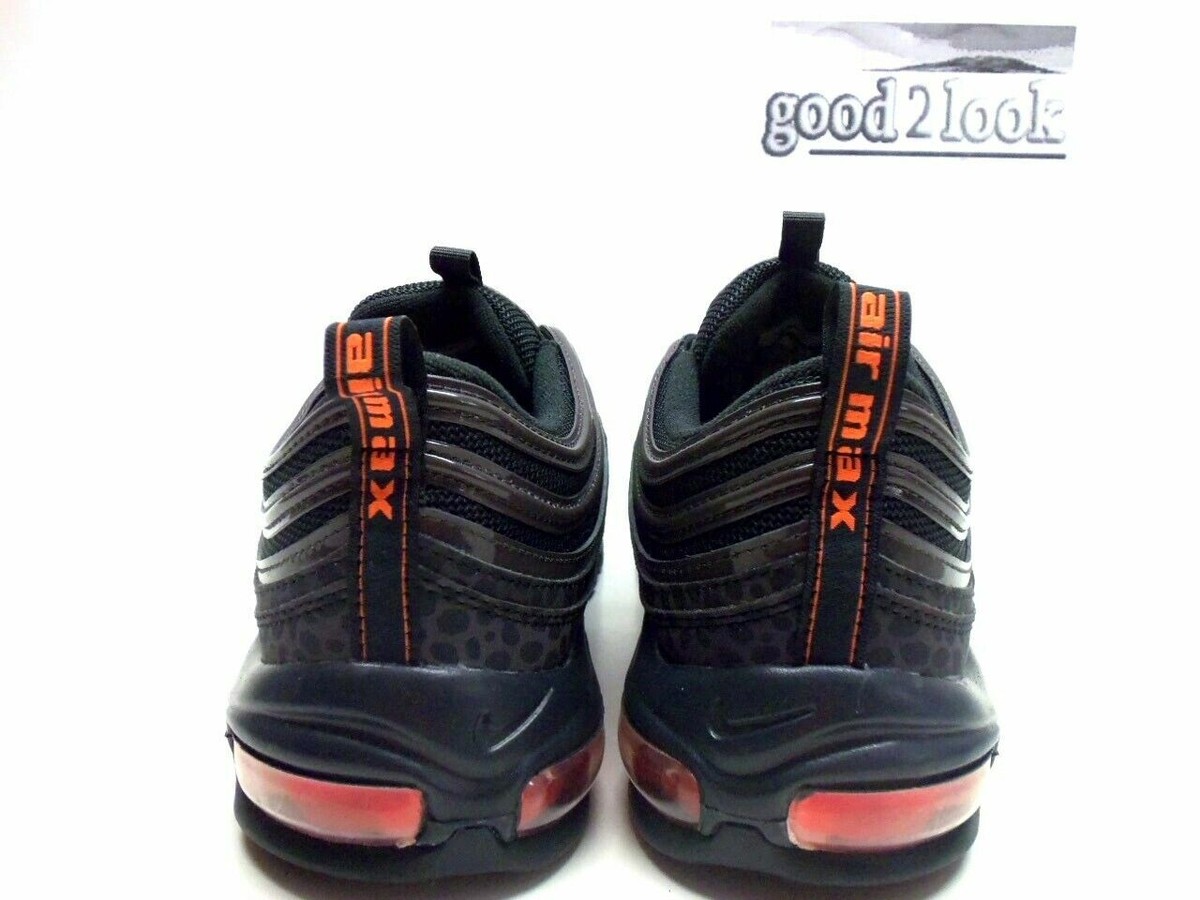 Brand new Air Max 97 SE Reflective Off Noir/Total Orange Nike Air Max 97 Off Noir Safari Black Orange Size 10... | Depop main image 4