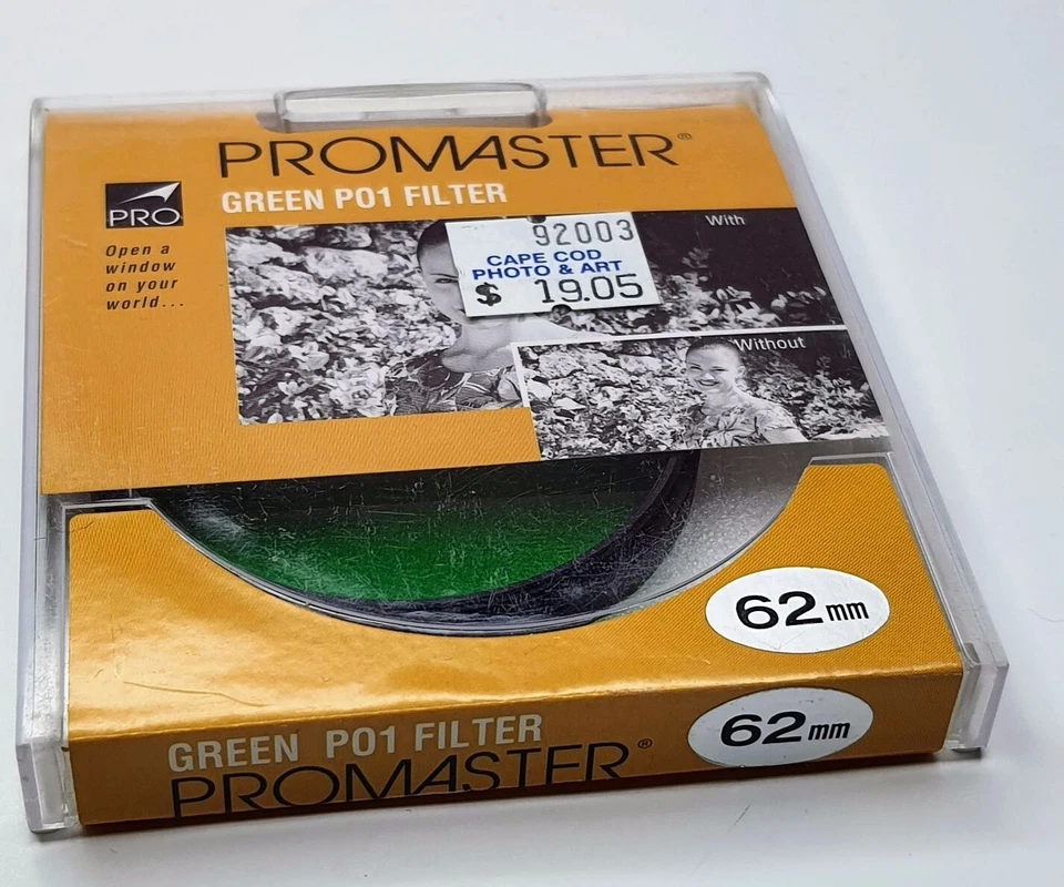 Pro 62mm Green P01 #P01 P0-1 P1 Glass Lens Filter Made in Japan 62 mm ProMaster - Image 4 of 4