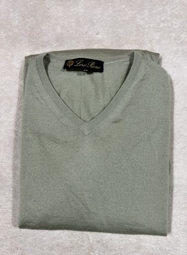 loro piana cashmere silk long sleeve mens sweater size size 52 Read