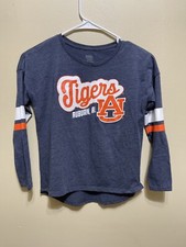 Auburn Tigers Long Sleeve T Shirt Athletic Cut Youth Girl’s Size M