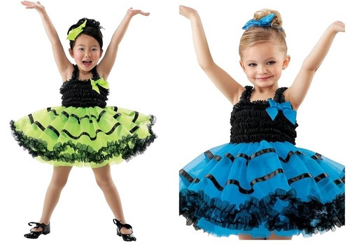 Weissman Elite dance costume maxi ombre brown white dress Only  display picture 1