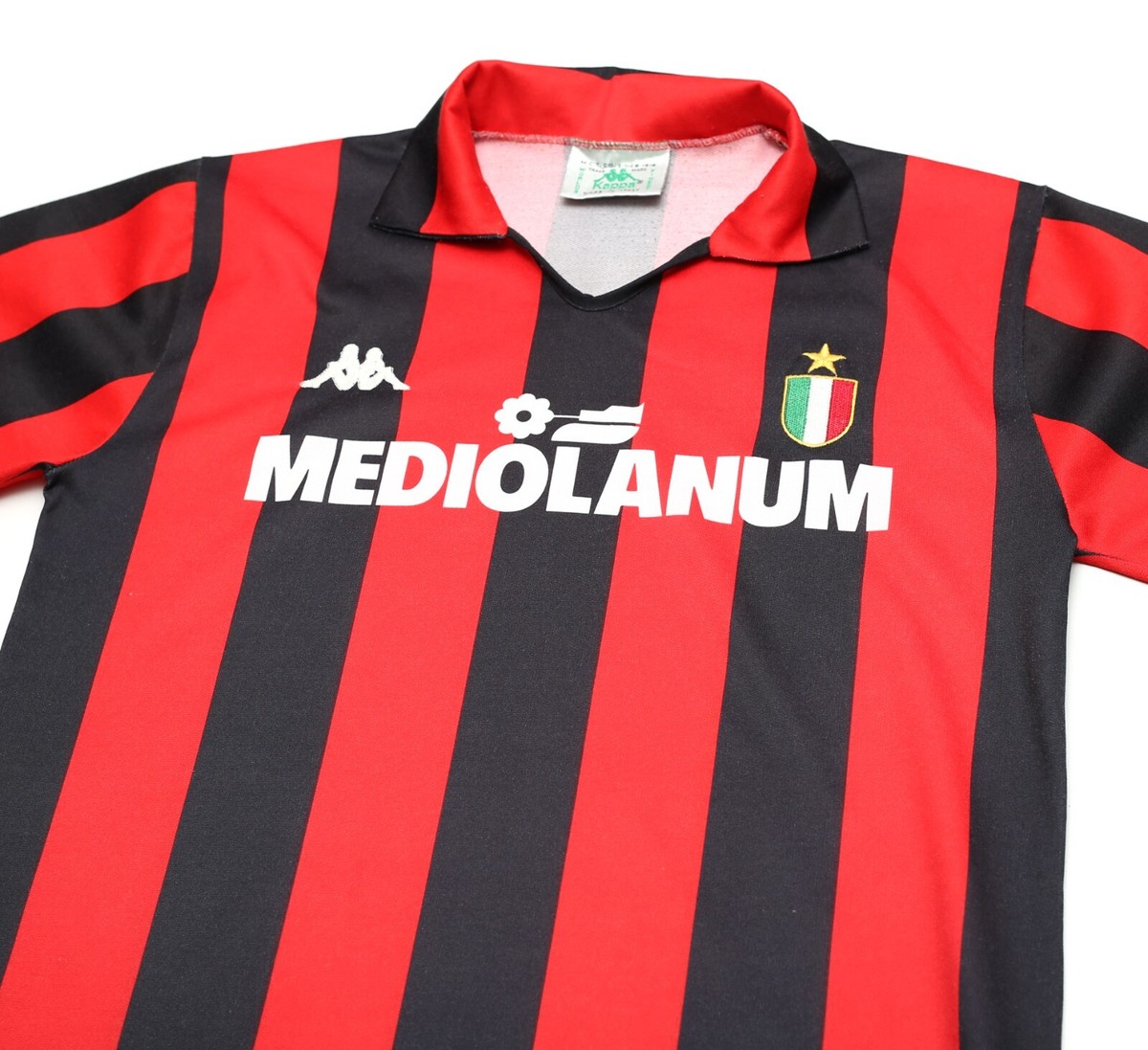 イタリア製 Kappa ACミラン 1988/89 ホームシャツ No.10 イタリア製