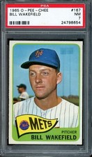 1965 OPC O-Pee-Chee Baseball #167 Bill Wakefield PSA 7
