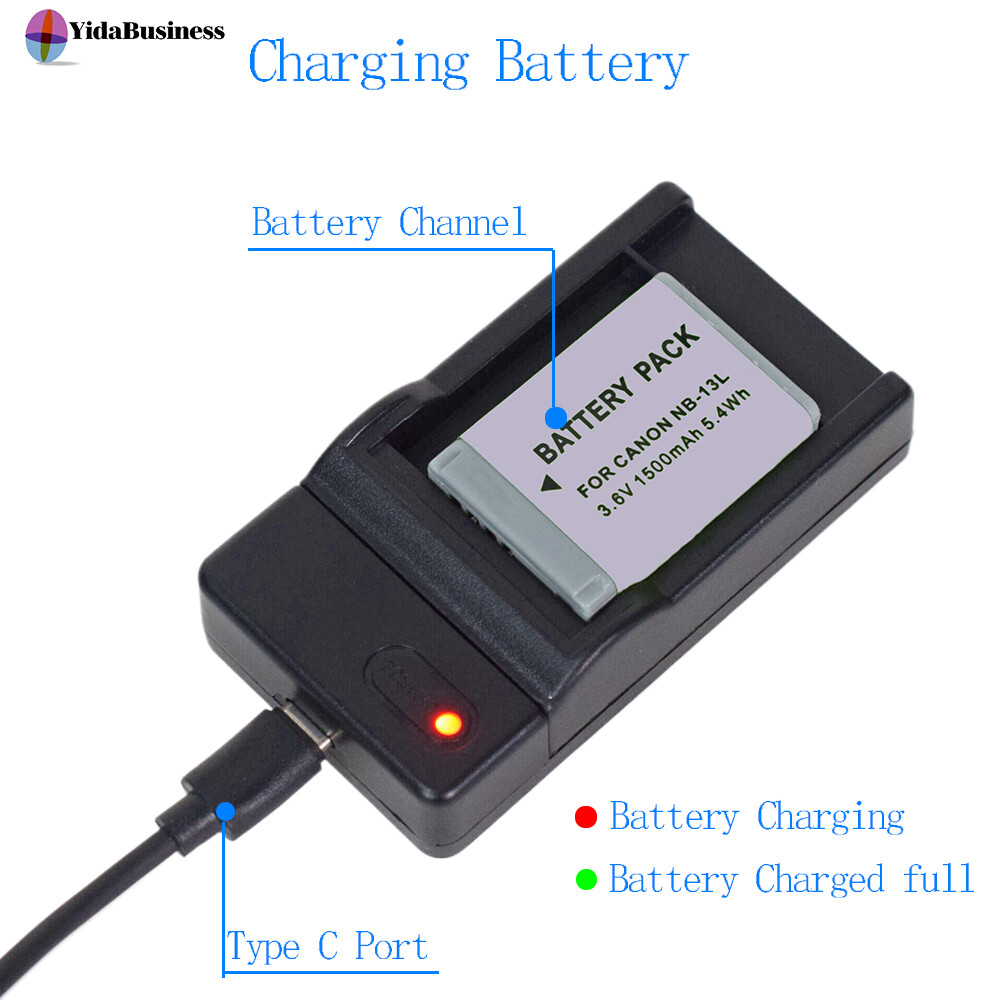 Canon G7x Mark Iii Battery 2pcs Original Canon CB-2LHE NB-13L