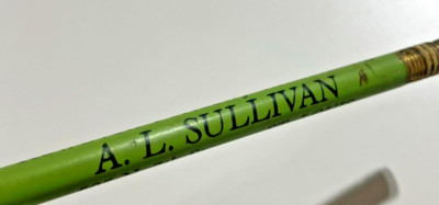 Vintage 1930s 1940s Pencil A.L. Sullivan St. Louis Missouri Moth Clothing Repair